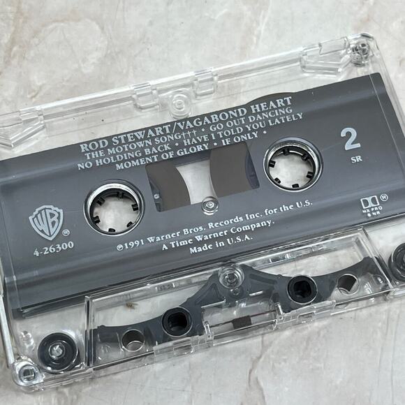 Rod Stewart Vagabond Heart Cassette Tape Ti5-CT3 - Picture 5 of 5